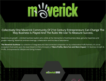 Tablet Screenshot of maverickdna.com